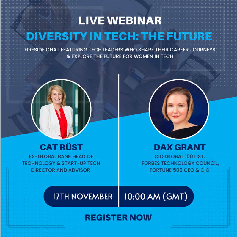Fireside Chat Tech Leaders CIOs Cat Rust Dax Grant